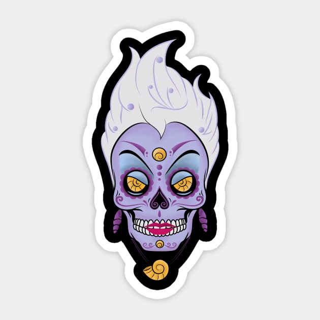 ursula muertos Sticker by Edwoody